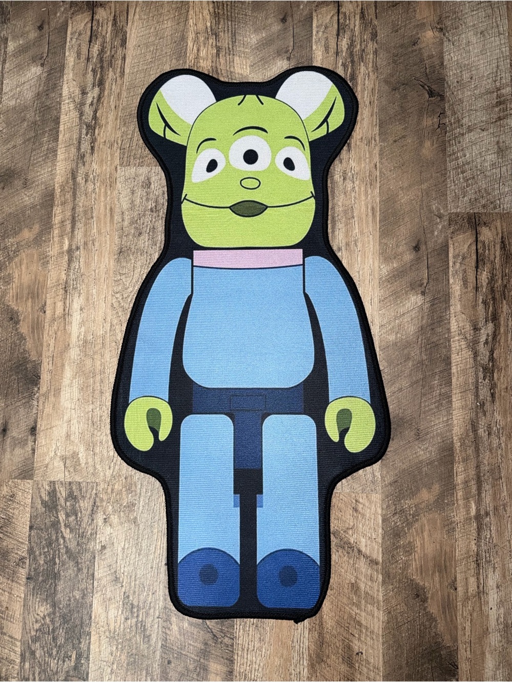 Bearbrick Toy Story Alien Shaped Rug